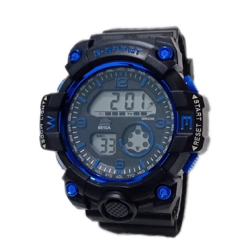 Jam Tangan Pria Original Kasual Sporty Anti Air G-SPORT SPT003