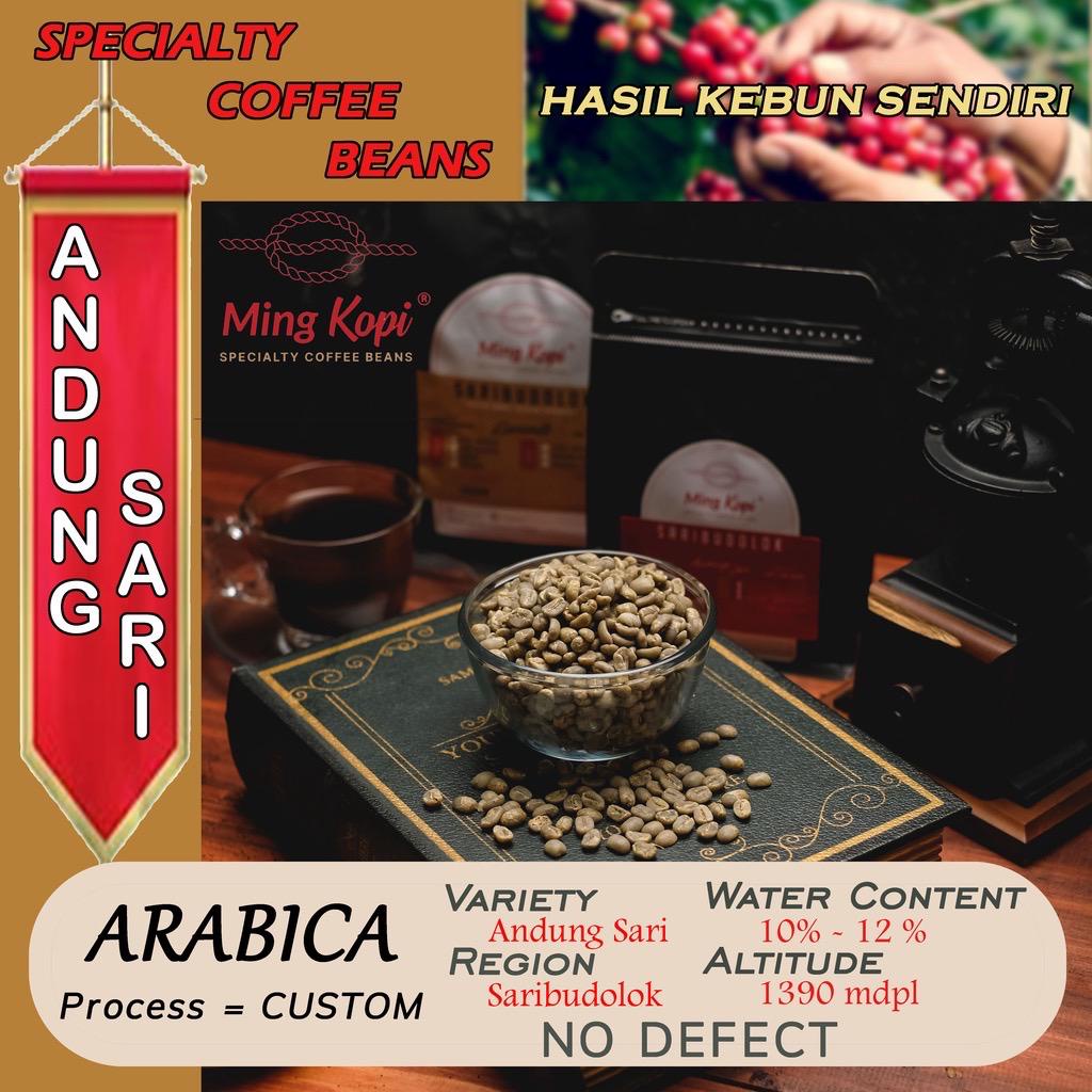 

greenbean kopi arabika andung sari 1kg specialty coffee beans mingkopi