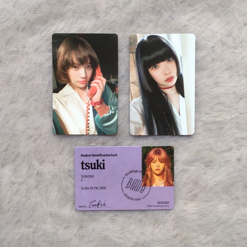 Billlie official photocard [ moon sua tsuki haruna ]