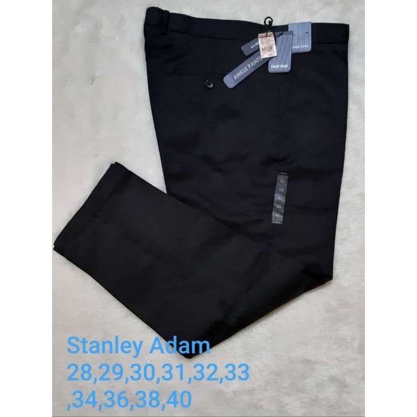 Stanley Adam celana formal Pria
