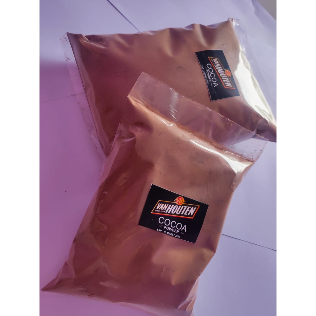 Bubuk coklat Van HOUTEN /  COCOA POWDER KEMASAN 1KG-500gram