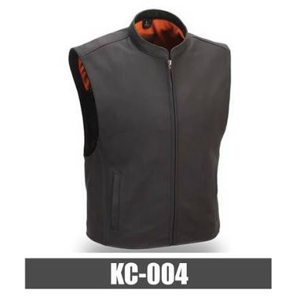 Jaket Rompi Kulit Sintetis,Jaket rompi kulit pria, jaket rompi pria