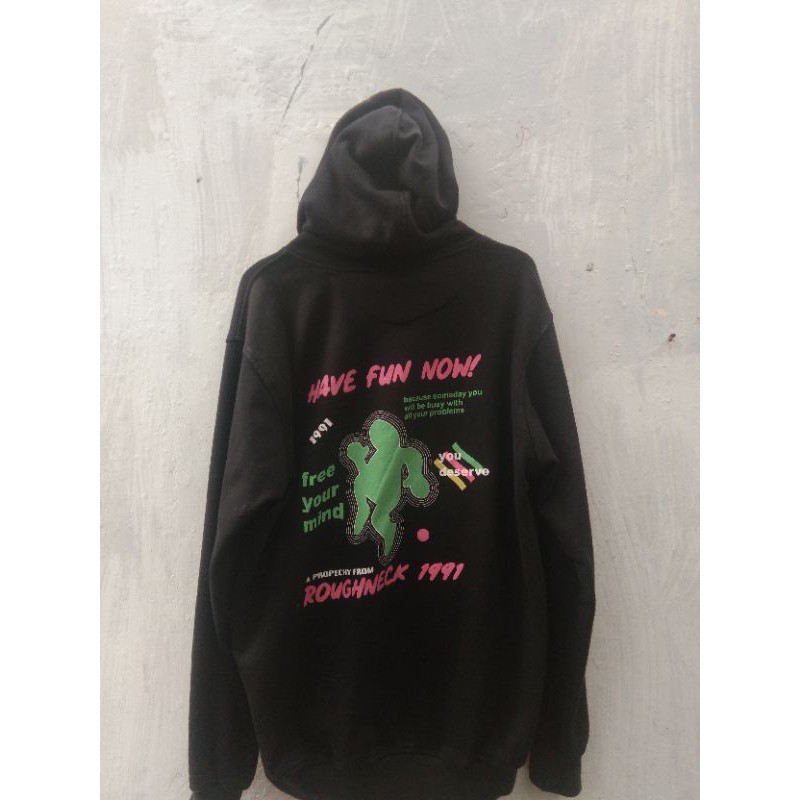 hoodie roughneck jaket roughneck size M