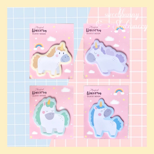 

Magical Unicorn Sticky Notes