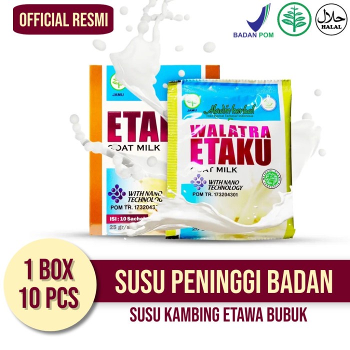 

Tk Etaku Goat Milk - Susu Penambah Tinggi Badan Anak Dan Dewasa -