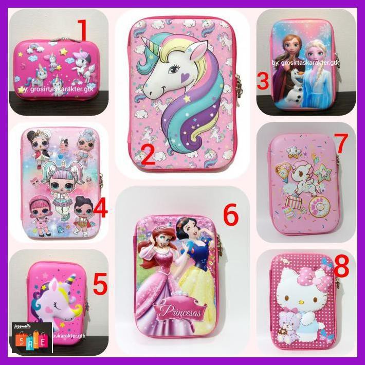 

Silutala- Tempat Pensil Anak Lol Unicorn Kitty Kotak Pensil Hardcase Import Lucu -Ori.