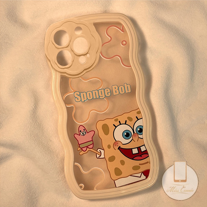 Soft Case Motif Kartun SpongeBob Patrick Star Untuk iPhone 11 13 12 Pro MAX 6 6s 7 8 Plus XR X XS MAX SE 2020