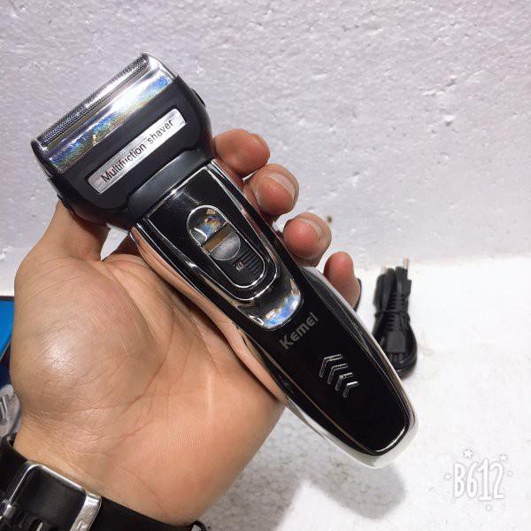 KEMEI KM 5558 MESIN ALAT CUKUR RAMBUT CHARGER HAIR TRIMMER 3 IN 1