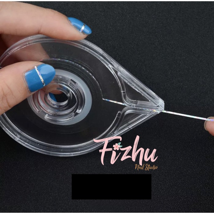 

tempat case stripping tape / lace nailart / tape nailart