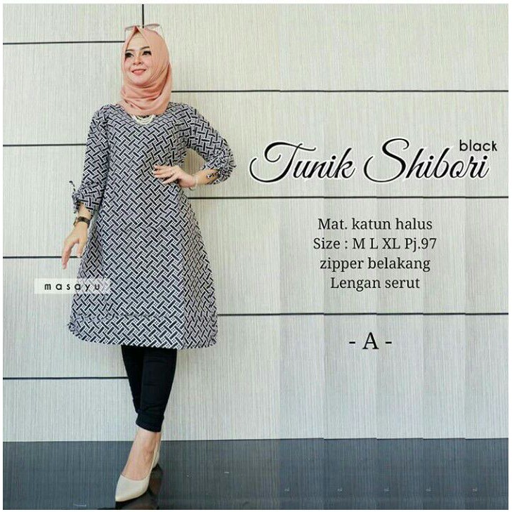 Hot Promo Tunik Batik Atasan Batik Wanita Murah Seragam Guru Kerja Modern