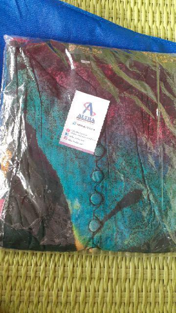 Gamis Twil Ori Tebal Premium Size L Realpic Murah Twil Abstrak Daster Pelangi Batik Super Gamis Twil