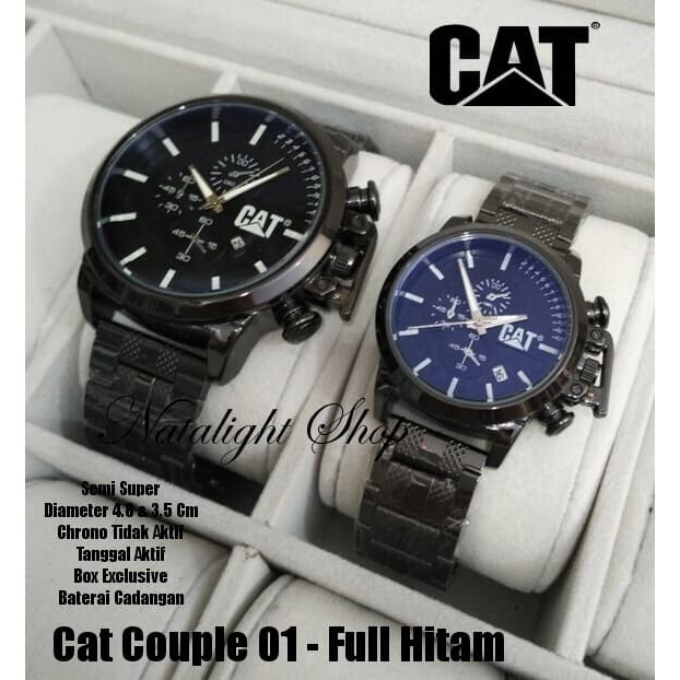 Jual JAM TANGAN CAT COUPLE 01 Terbatas