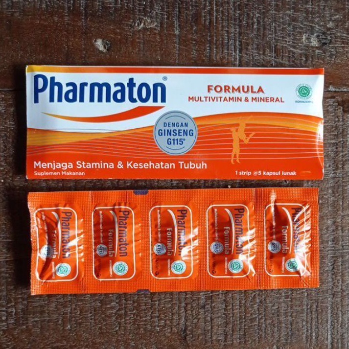 PHARMATON FORMULA + GINGSENG - 1 strip 5 kapsul