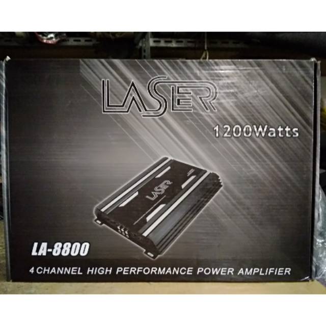 Power Amplifier LASER LA-8800 4 Channel High Performance