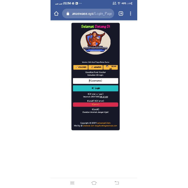 Template Hotspot Keren