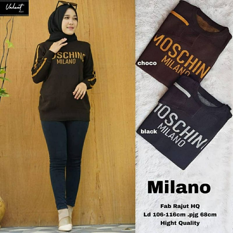 Milano Rajut, KAOS RAJUT WANITA CANTIK BAHAN RAJUT PREMIUM FIT TO XXL LD 106-120 TERMURAH OOTD