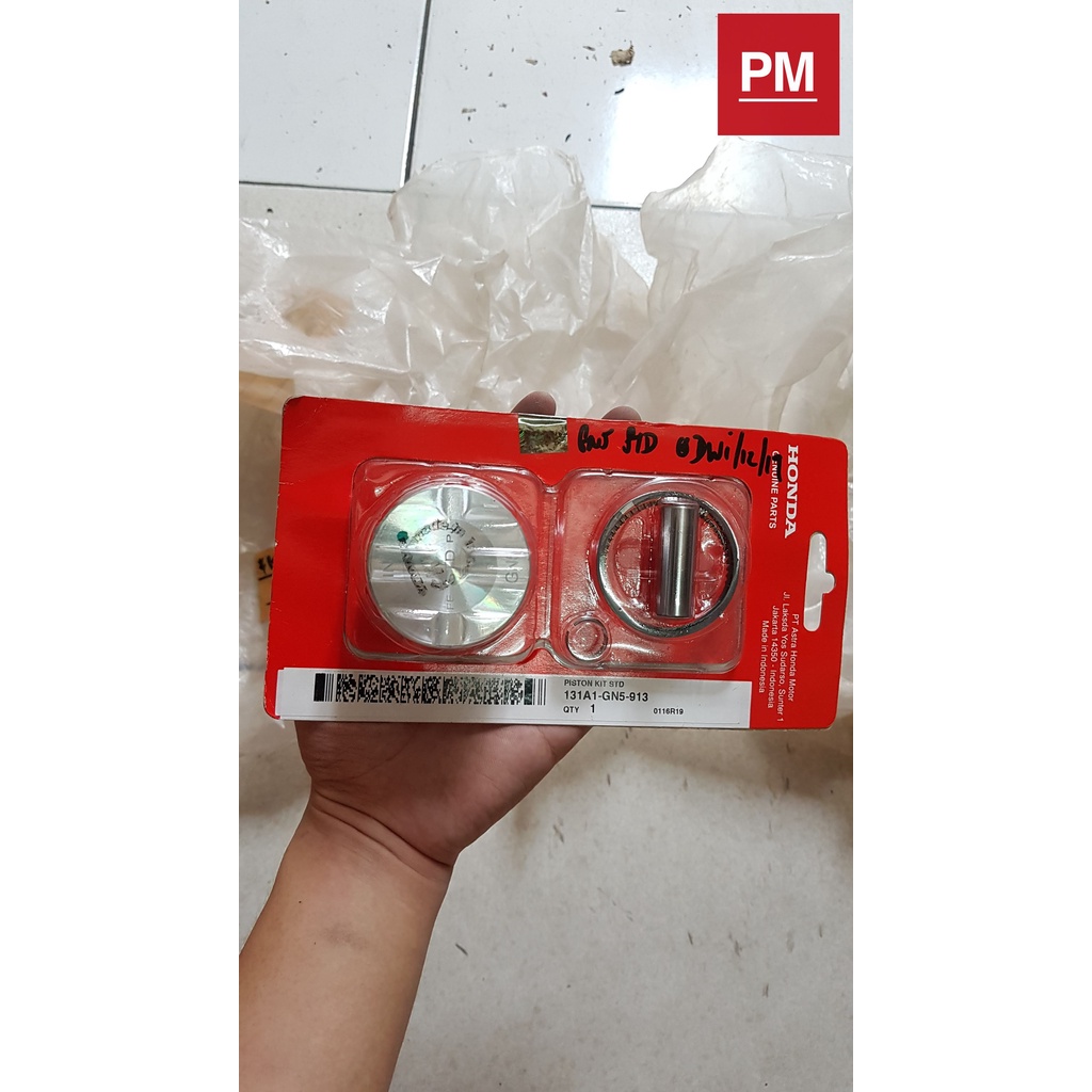 Seher Piston Kit Grand Supra X 100 Lama GN5 Original Honda AHM OS Standard 25 50 75 100