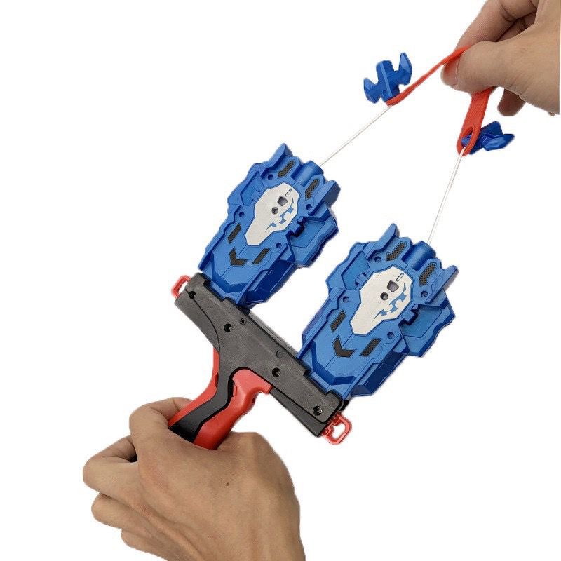 Gasing Gangsing Bey Dual Launcher + Grip Bey Launcher Bey Launcher Hadiah Natal