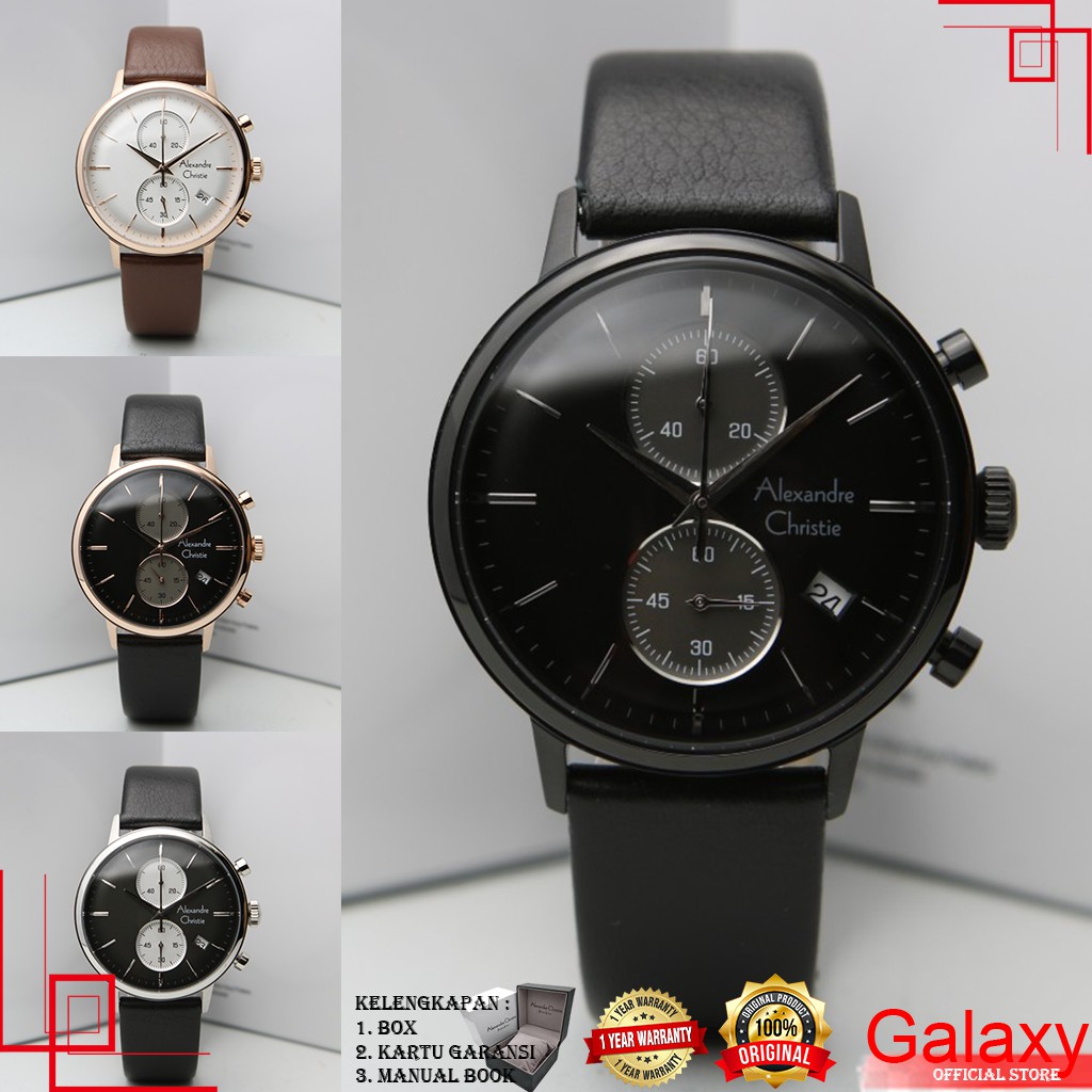 ALEXANDER CHRISTIE PRIA ORIGINAL JAM TANGAN ALEXANDRE CHRISTIE PRIA JAM ALEXANDER CRISTIE  AC 6572