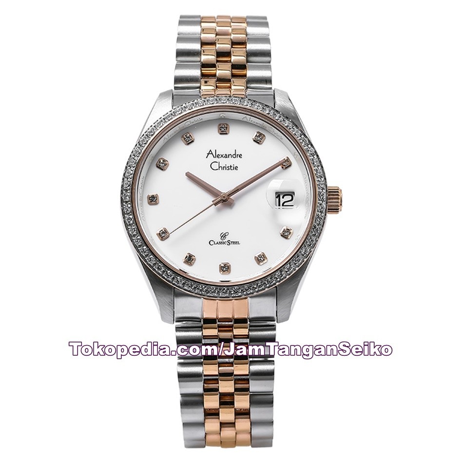 Jam Tangan Pria Alexandre Christie AC 5008 MD BTRSL Original Stainless