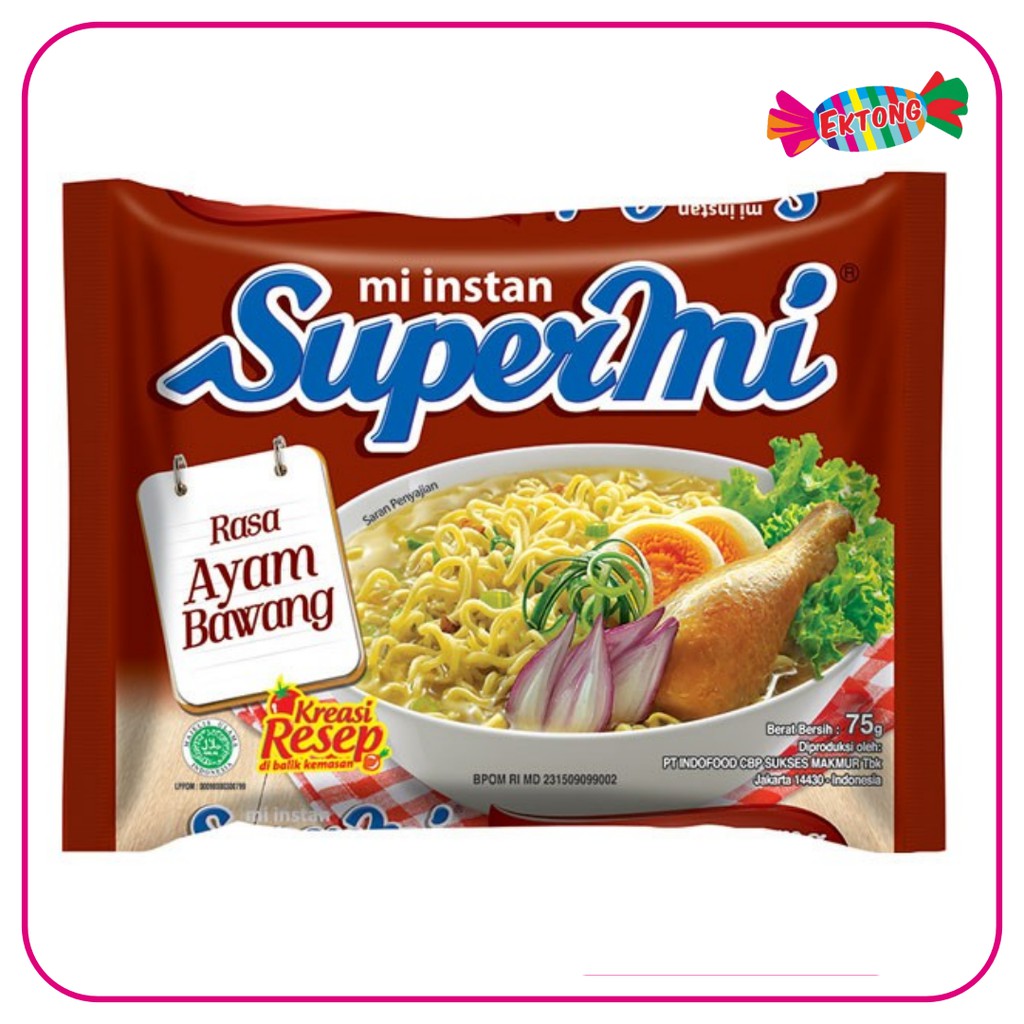

SUPERMI AYAM BAWANG 75 GR