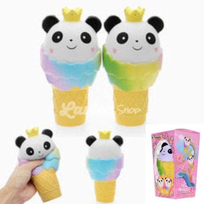 Squishy Jumbo Ice Cream Panda Licensed 