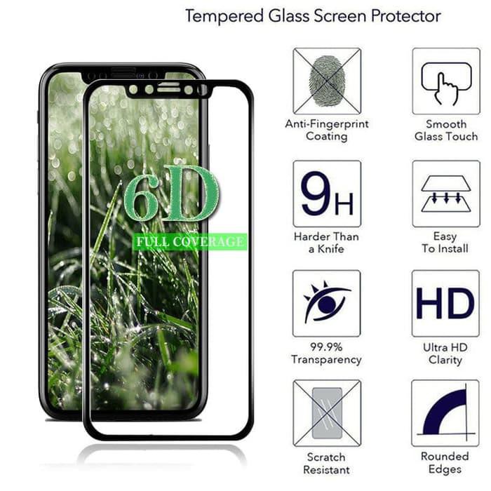 TEMPERED GLASS FULL LEM 9D 5D SAMSUNG A50 A50's 6.4 INCH PREMIUM GLASS FULL HD