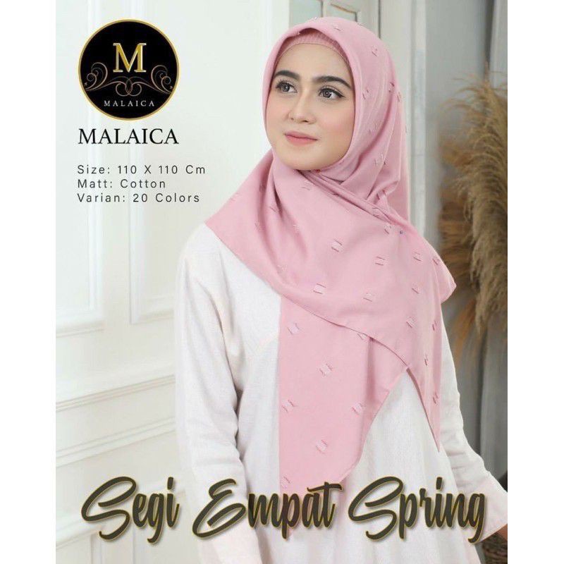 HIJAB SEGI EMPAT VOAL SPRING ORI MALAICA