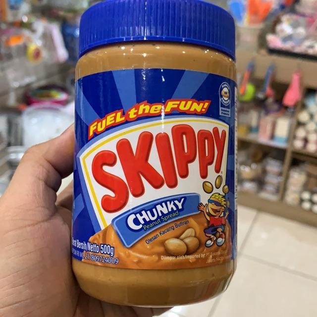 Ready Selai skippy chunky 500g selai kacang skippy Kualitas Terjamin