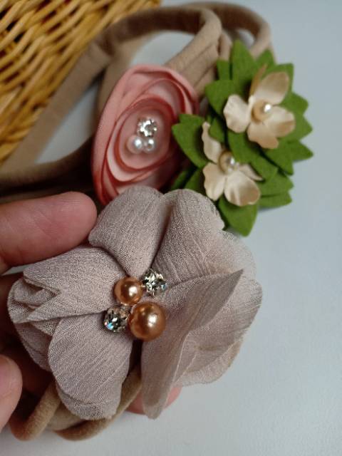 Set 3 pcs BANDANA NYLON bandana bayi headband baby