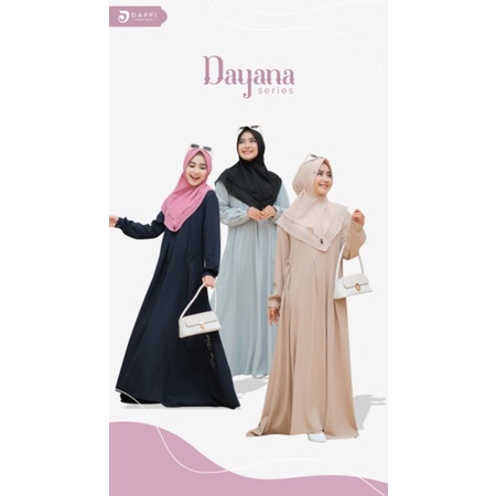 Gamis Dayana Daffi gamis cantik kekinian berkualitas ORI BERLABEL Daffi