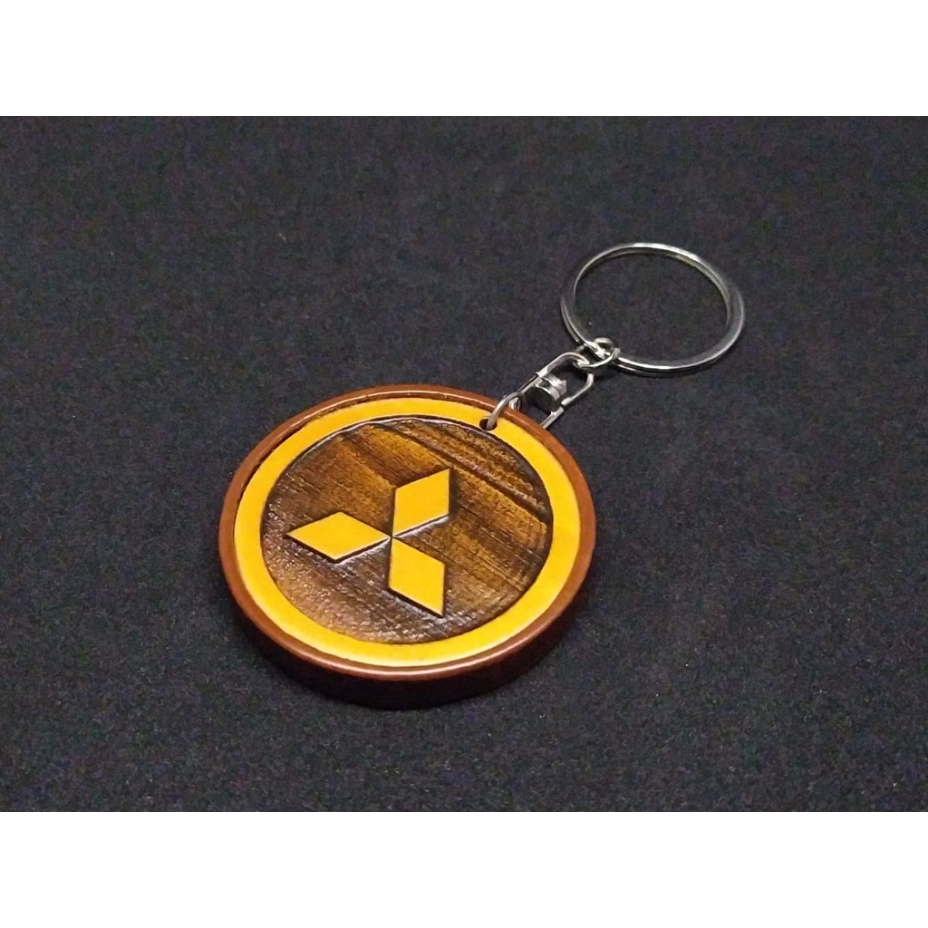 Gantungan Kunci Motor Keren Keychain MITSUBISI Gantungan Kunci Unik Handmade