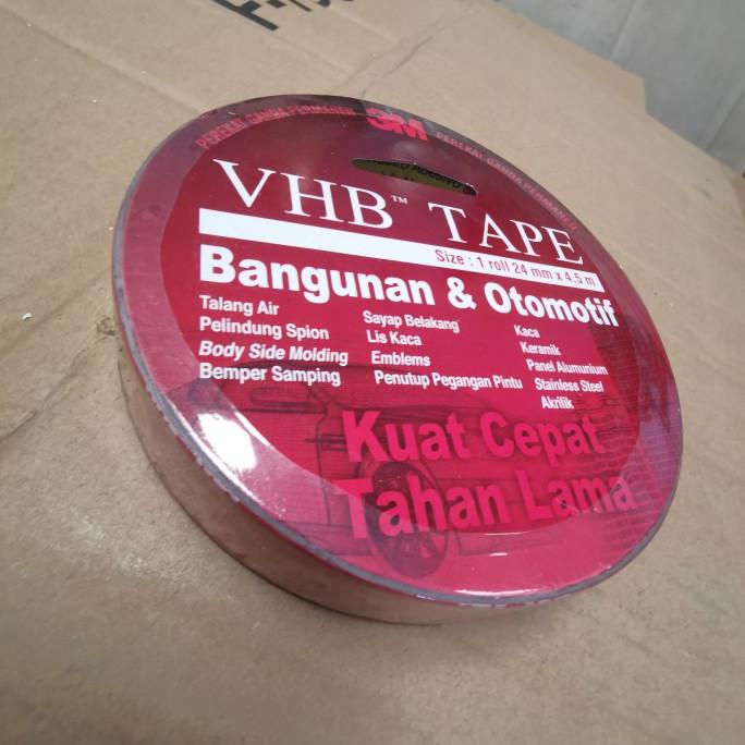 

(BISA COD) Isolasi Bolak Balik 3M Double Tape VHB 24 mm x 4,5 Meter FREE ONGKIR Kode 403