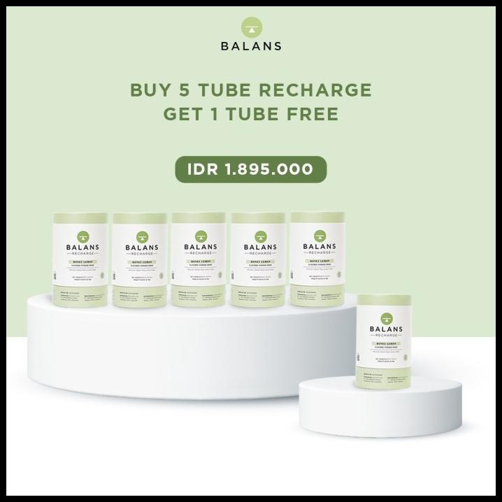 

Balans Promo Bundling Recharge Buy 5 Get Free 1 | Fiber Drink