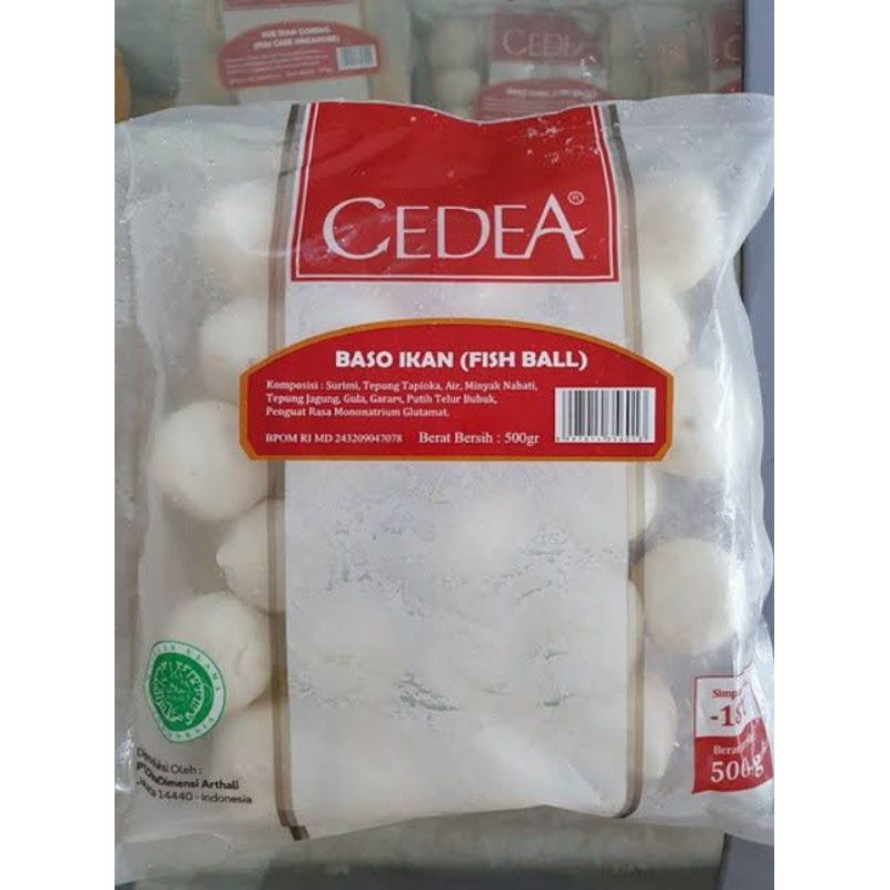 

Cedea Baso Ikan Sedang 500gr