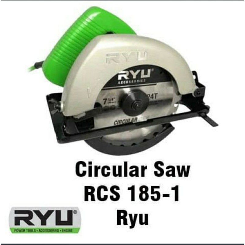 CIRCULARSAW RYU 7" RCS 185-1/MESIN POTONG KAYU 7"RYU/MESIN BELAH KAYU RYU
