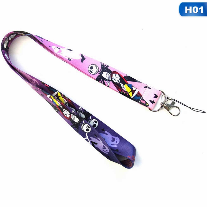 Aksesoris Tali Lanyard Gambar Jack Skellington Nightmare Before ChristmasKlip Vouge Real Hansh