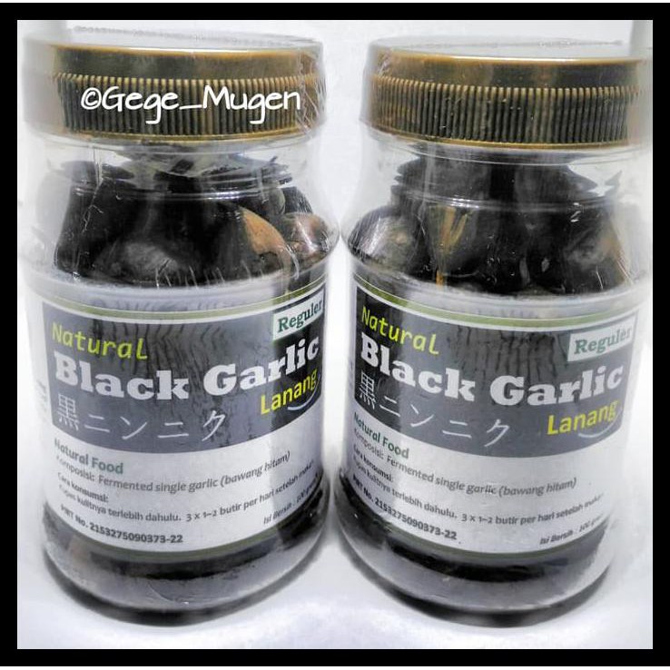 

TERLARIS! Natural Black Garlic Lanang Reguler by BPPT- Bawang Lanang Hitam