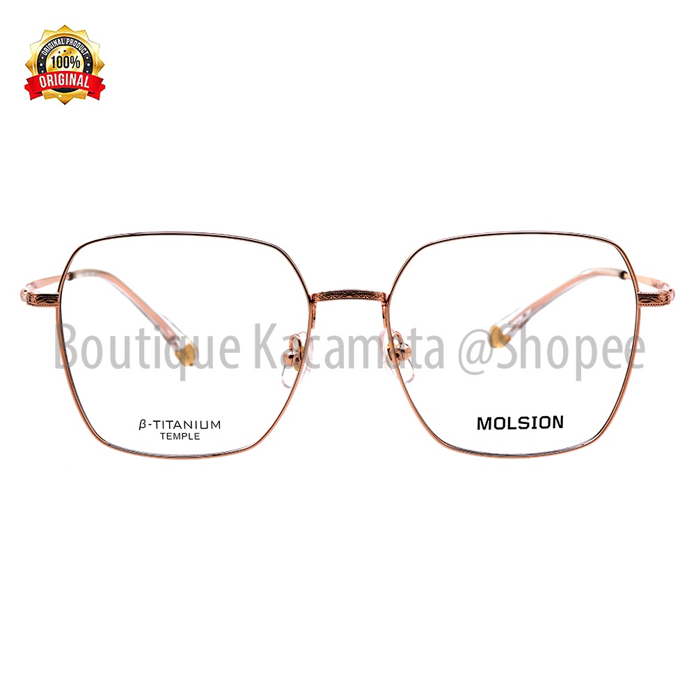 Frame Kacamata Molsion Original Titanium MJ7127-B30