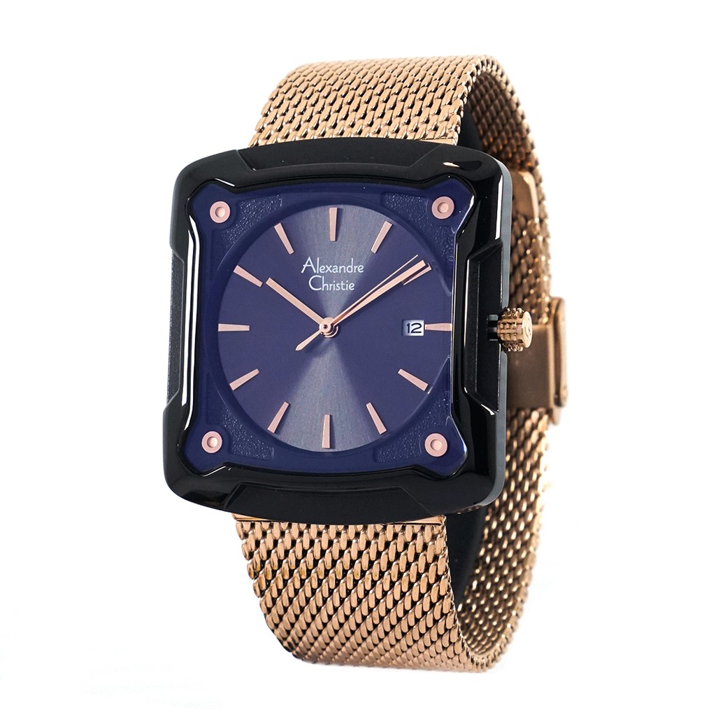Jam Tangan Pria ALEXANDRE CHRISTIE AC 3030 MDBBRBA Rantai Pasir ORIGINAL