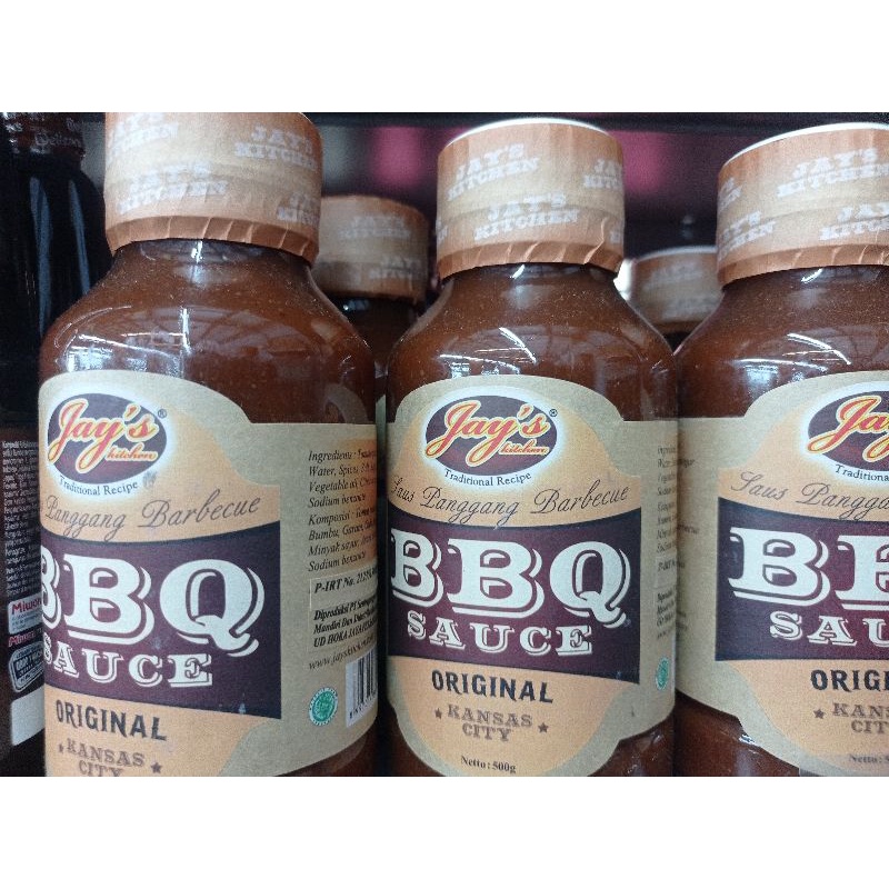 

JAYS BBQ SAUCE ORI 500GR