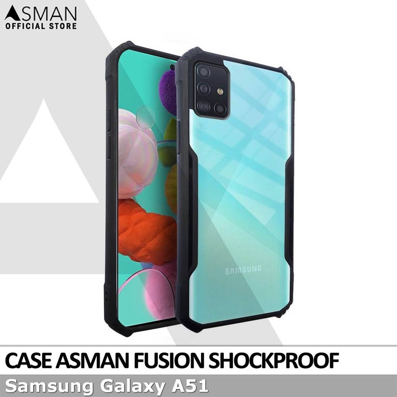 Asman Fusion Samsung Galaxy A51 Case Premium Amor Acrylic