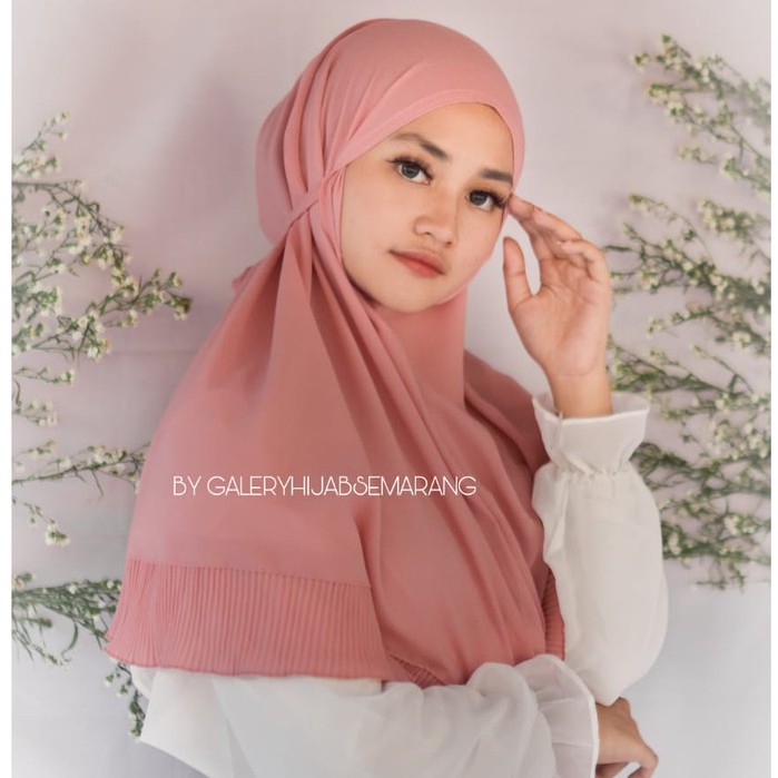 bergo maryam plisket idola / bergo plisket / fatin plisket diamond-2