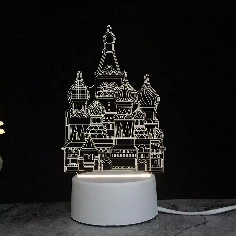 LAMPU HIAS LED 3D/LAMPU HIAS 3DIMENSI