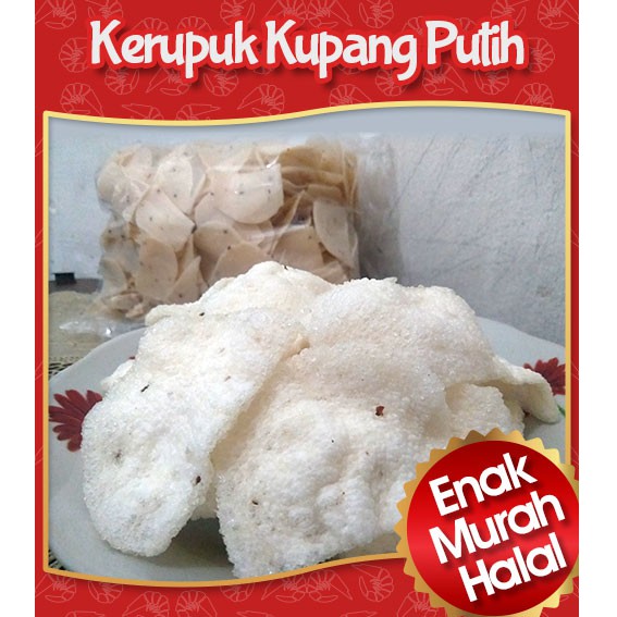 

Kerupuk Kupang Putih Kemasan 250 Gram