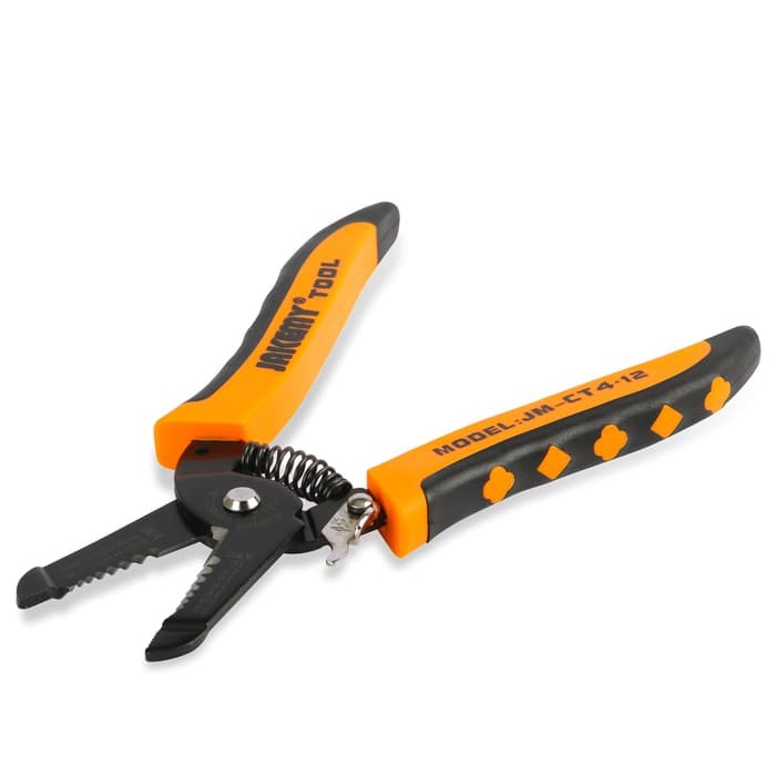 Tang Pengupas &amp; Pemotong Kabel Wire Stripper Pliers JAKEMY JM CT4 12