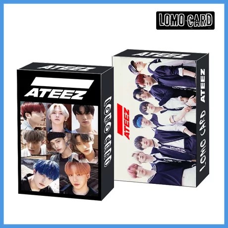 30pcs Kartu Lomo Foto Kpop ATEEZ NCT TWICE LOONA