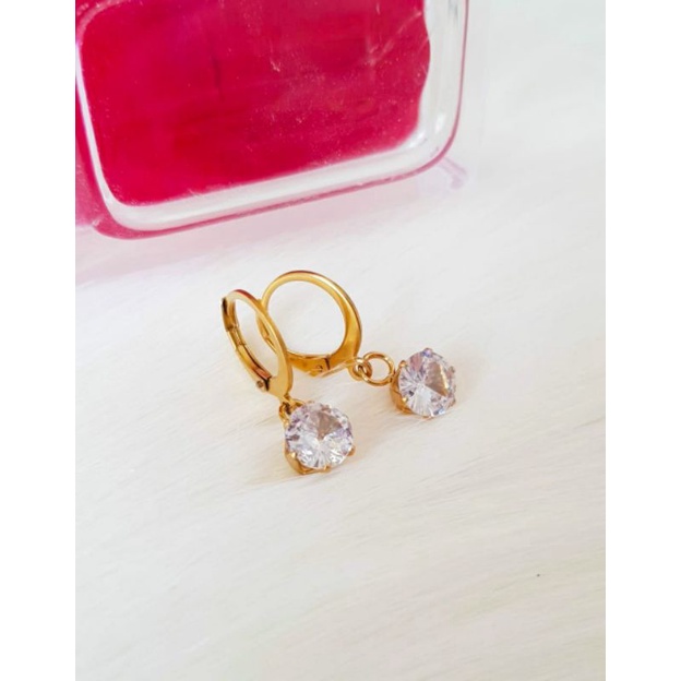 Anting Jurai Permata Anting Titanium Import Fashion