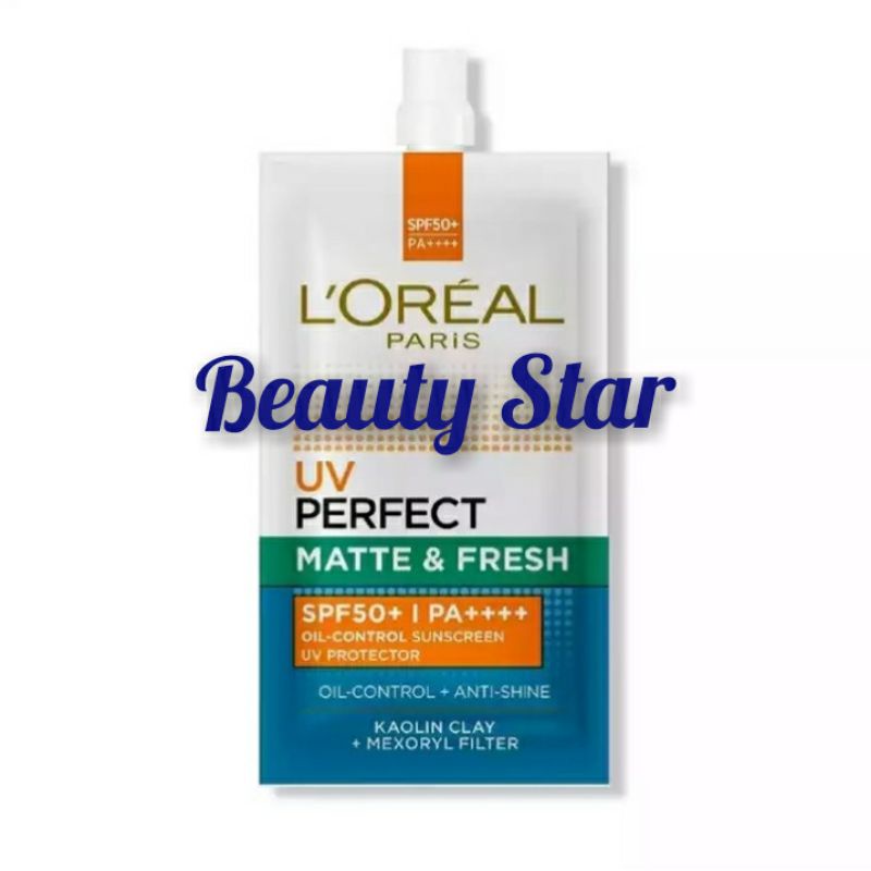 LOREAL PARIS UV PERFECT SUNSCREEN SKIN CARE SPF 50 / PA ++++ SACHET