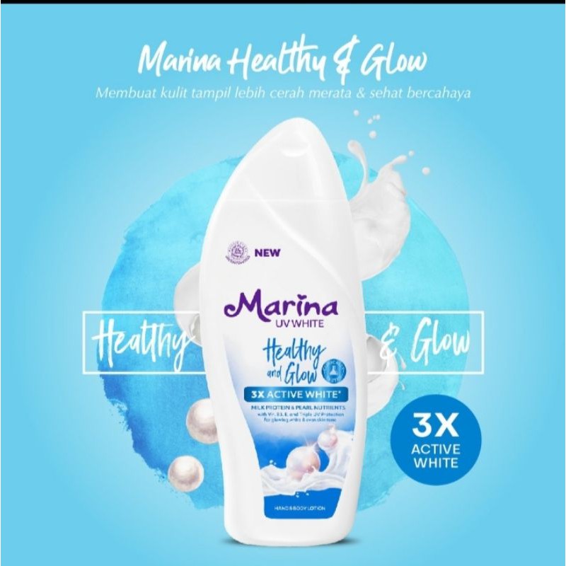 Marina  HAND &amp; BODY LOTION UV WHITE Healthy and Glow 460ml